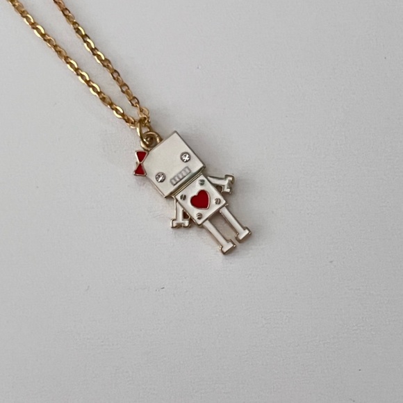 Girls Robot Necklace - Picture 2 of 4